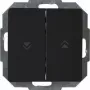 HEINRICH KOPP Paris Actuador de interruptor, negro mate, 230 V, 10 A, Kopp Free Control, montaje empotrado 651550080