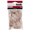 kwb Tacos de madera 10 mm, 50 uds., haya, ranurados, DIN 68150 029110