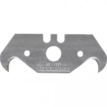 KWB Hojas de recambio trapezoidales con gancho, 49 x 19 x 0,5 mm, 6 uds., acero al carbono 024306