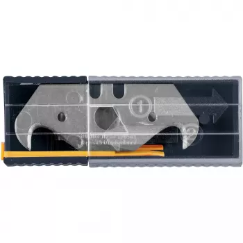KWB Hojas de recambio trapezoidales con gancho, 49 x 19 x 0,5 mm, 6 uds., acero al carbono 024306