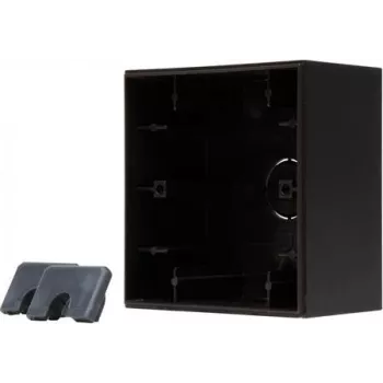 HEINRICH KOPP HK07 Caja de superficie, 1 toma, IP20, negro 374750008