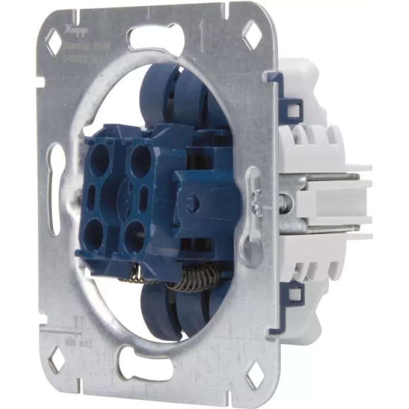 HEINRICH KOPP 508500008 Mecanismo de interruptor de persiana empotrable 250V 10A IP20 aluminio