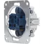 HEINRICH KOPP 507900009 Mecanismo pulsador para persiana enrollable empotrado, 250V, 10AX, IP20, aluminio