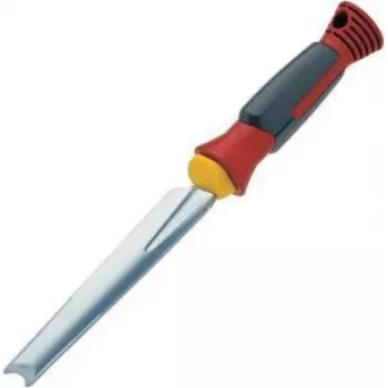WOLF-Garten KS-2K Pala de mano, gris/rojo, hoja de acero inoxidable, mango ergonómico de 2 componentes, 270 mm 2771 000