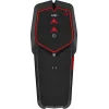 KWB SAFETY-FIXX 11620 Detector de materiales múltiples, madera, metal férrico, cable de CA con tensión, 38 mm de profundidad, negro/rojo