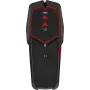 KWB SAFETY-FIXX 11620 Detector de materiales múltiples, madera, metal férrico, cable de CA con tensión, 38 mm de profundidad, negro/rojo