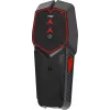 KWB SAFETY-FIXX 11620 Detector de materiales múltiples, madera, metal férrico, cable de CA con tensión, 38 mm de profundidad, negro/rojo