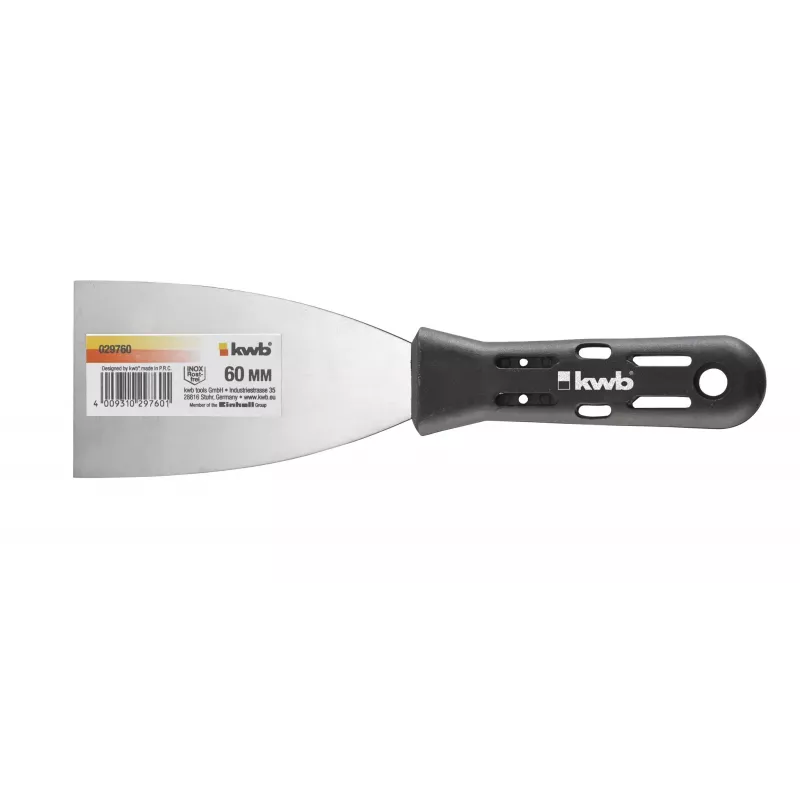 kwb 029760 Espátula para pintor 60 mm acero inoxidable