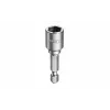 kwb 102710 Punta de vaso hexagonal 1/4 pulgadas 10 mm cromo-vanadio