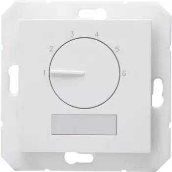 HEINRICH KOPP HK07 Basic termostato ambiente electrónico, 230V, 50Hz, 0°C a 40°C, IP20, blanco puro 296529003