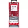 kwb 109180 Juego de hojas de sierra de calar, 10 piezas, vástago en T, madera/metal/plástico