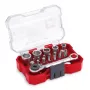 Einhell Set de vasos y puntas de 1/4