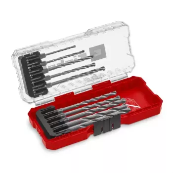 Einhell Set de brocas para piedra 10 piezas (3-10 mm) acero para herramientas 108743