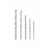 kwb 109140 Set de brocas para martillo con puntas de carburo, 5 piezas, 4-10 mm