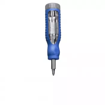 KWB Destornillador de puntas con portapuntas magnético de cambio rápido, 205 mm, hexágono 1/4