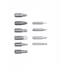 KWB Destornillador de puntas con portapuntas magnético de cambio rápido, 205 mm, hexágono 1/4
