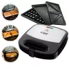 Russell Hobbs Creations Sandwichera 3 en 1, negro/acero inoxidable