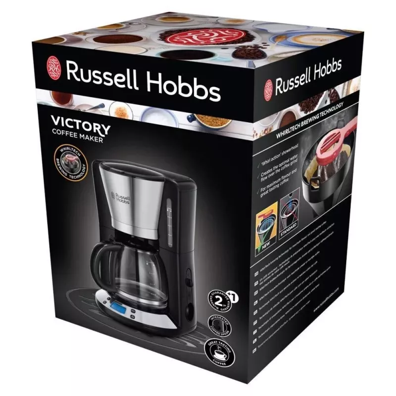 Russell Hobbs Victory 24030-56 Cafetera de filtro, negra