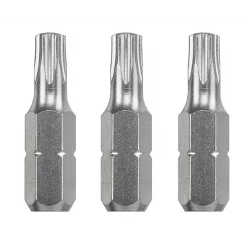 kwb 121610 Set de puntas hexagonales, 4/5/6 mm, acero S2, 25 mm, 3 piezas