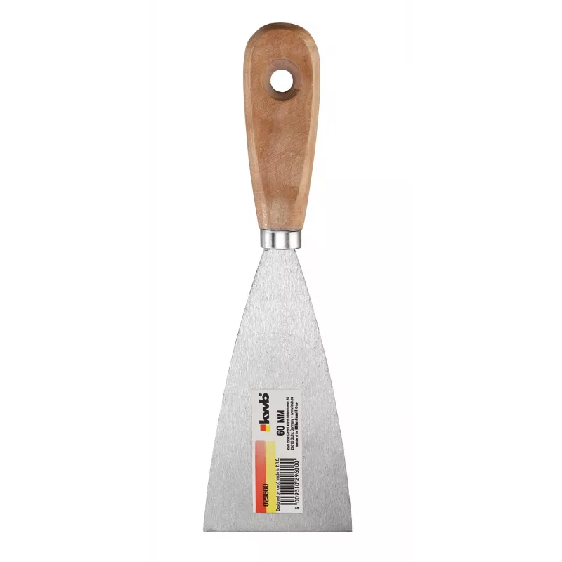 KWB 029600 Raspador de mano con cuchilla de acero templado de 60 mm