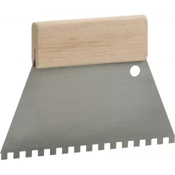 kwb 032818 Paleta dentada B11 acero inoxidable 280 mm mango de madera