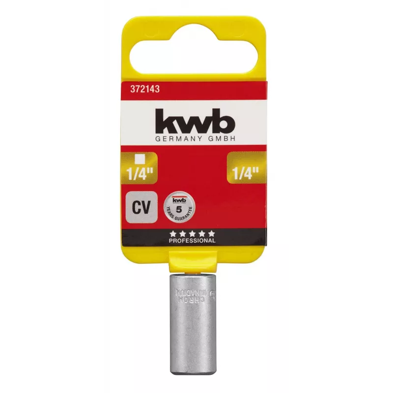 kwb 372143 Adaptador de vaso de 1/2