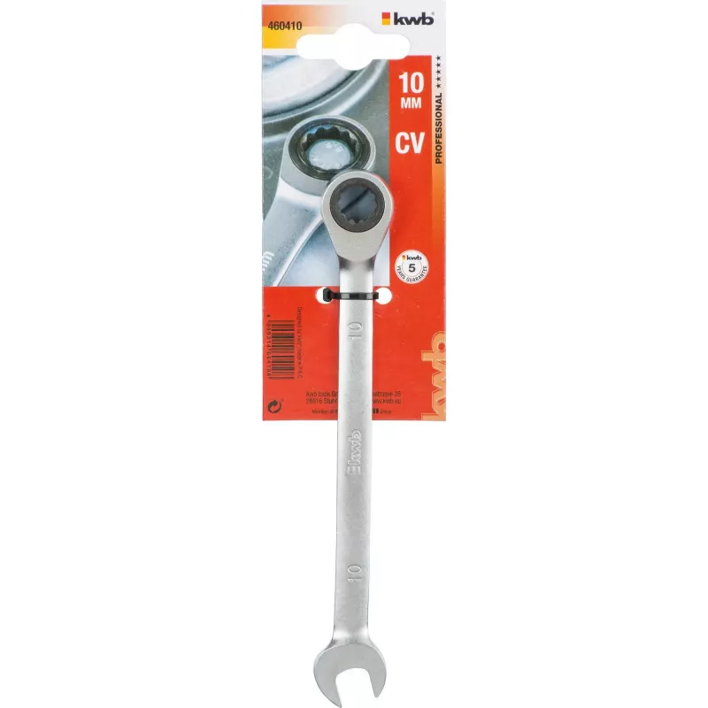 kwb 460410 Llave de carraca de estrella doble 10 mm