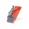 KWB Rocker Set de brocas para madera 3-8 mm, 5 piezas, punta de centrado, estuche de plástico 044300