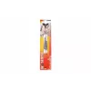 kwb 512604 Set de fresas para madera, 6 piezas, vástago de 6 mm, con punta de carburo, en caja de madera