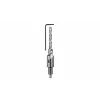 kwb 512604 Set de fresas para madera, 6 piezas, vástago de 6 mm, con punta de carburo, en caja de madera