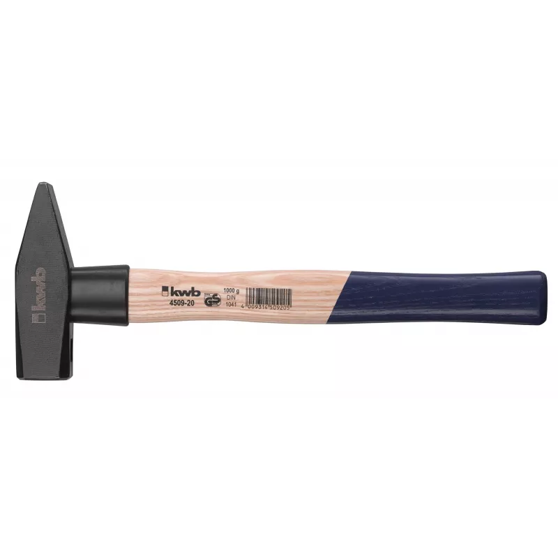 kwb 450920 Martillo de ebanista 1000 g con mango de fibra de vidrio