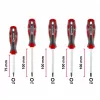 Einhell Set de destornilladores Torx universales T10-T30, 5 piezas, puntas magnéticas, acero cromo-vanadio, mangos ergonómicos bimaterial, taller y bricolaje 370537