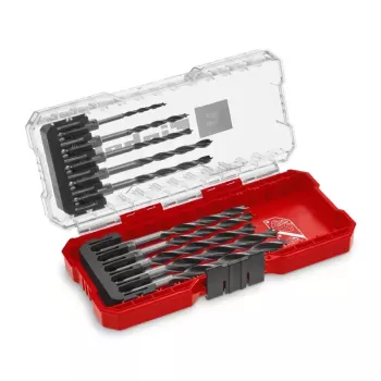 Einhell 108733 Set de brocas para madera 10 piezas 3-8 mm