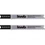 kwb 620530 Hojas de sierra de calar de bimetal para laminado y madera, vástago en T, pack de 2