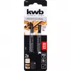 kwb 620530 Hojas de sierra de calar de bimetal para laminado y madera, vástago en T, pack de 2