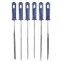 kwb 926000 Set de limas de precisión para llaves, 6 piezas (160 mm, acero al carbono, mangos ergonómicos)