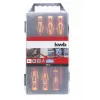 KWB Set de destornilladores de 7 piezas con comprobador de tensión, acero cromo-vanadio, puntas magnéticas, mango ergonómico de 2 componentes 140870