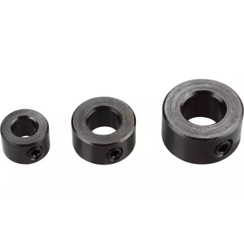 kwb 530300 Set de topes de profundidad de taladrado, 3 piezas, para brocas 6/8/10 mm, acero, con llave Allen