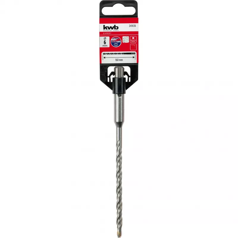 kwb 241636 Broca percusión SDS-Plus 6 x 160 mm