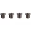 KWB 530206 Marcadores de espiga para tacos de madera, 4 uds. (6, 8, 10, 12 mm)