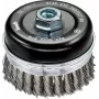 KWB AGGRESSO-FLEX® Cepillo de vaso, trenzado, alambre de acero HSS ondulado, 75 mm, rosca M14, para amoladora angular, 1 ud. (719226)