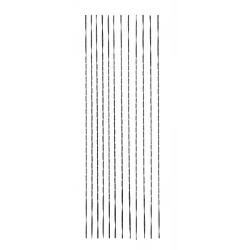 kwb 316403 Set de hojas de sierra de calar 130 mm, 5 uds., vástago en T, madera/metal/plástico