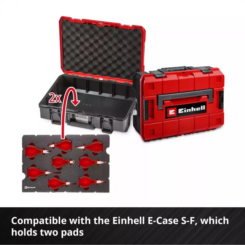 Einhell 370523 Inserto de herramientas E-Case – Set de 8 alicates de precisión para E-Case S-F