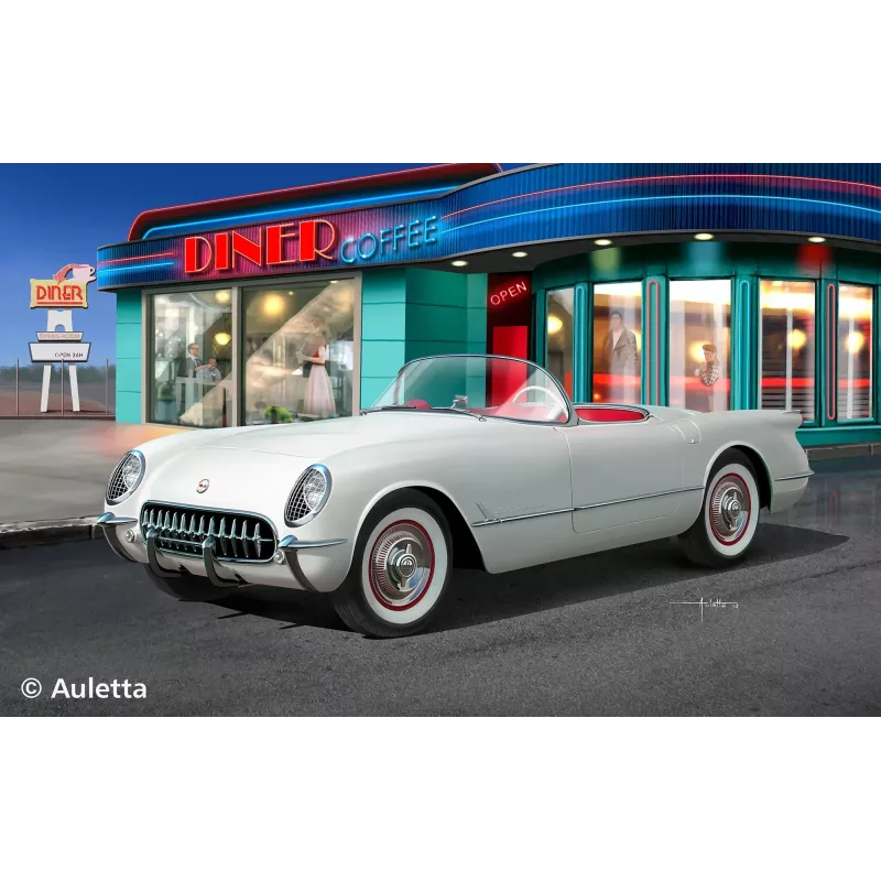 Revell 67718 1953 Corvette Roadster maqueta de coche para montar 1:24