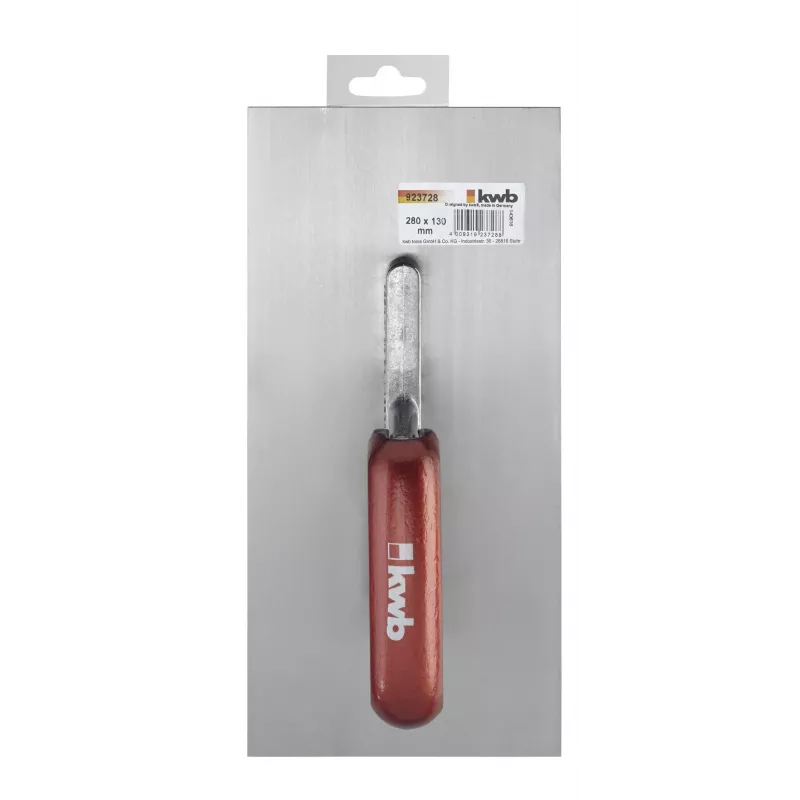 kwb 923728 Llana de alisar 280 x 130 mm acero inoxidable