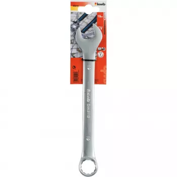 Llave de estrella acodada kwb 460219 19 mm acero cromo-vanadio DIN 3113