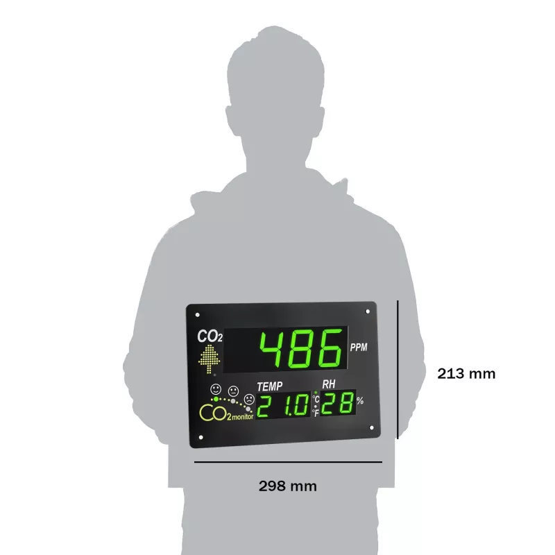 Monitor de CO2 TFA Dostmann AIRCO2NTROL OBSERVER - negro 31.5002