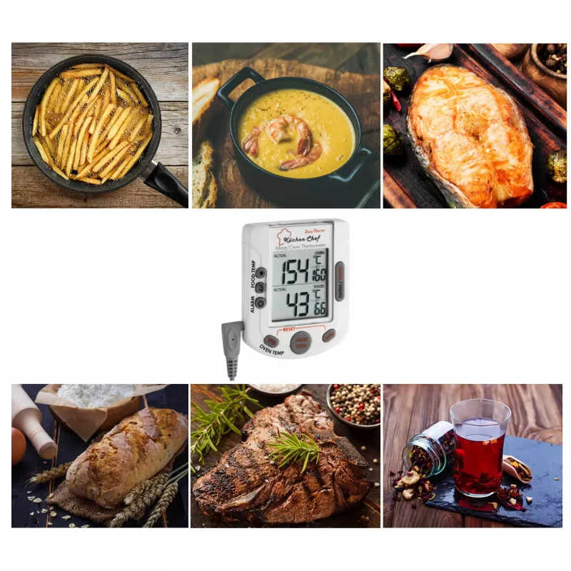 Termómetro digital para asar y hornear TFA Dostmann Küchen-Chef 14.1503