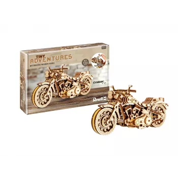 Maqueta de madera de moto Revell Tiny Adventures Cruiser V-Twin 00614