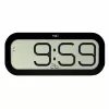 Reloj de pared radiocontrolado TFA Dostmann 60.4514.01 negro